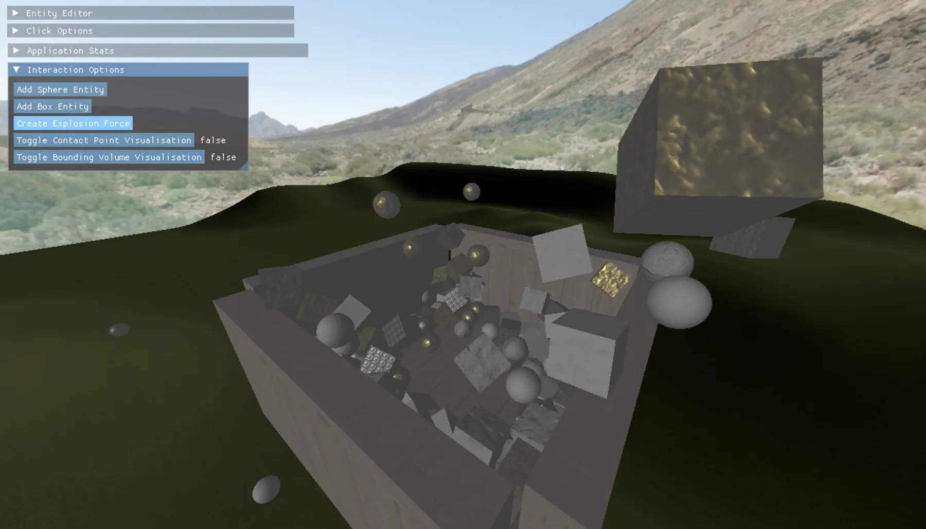 ECS Physics Engine